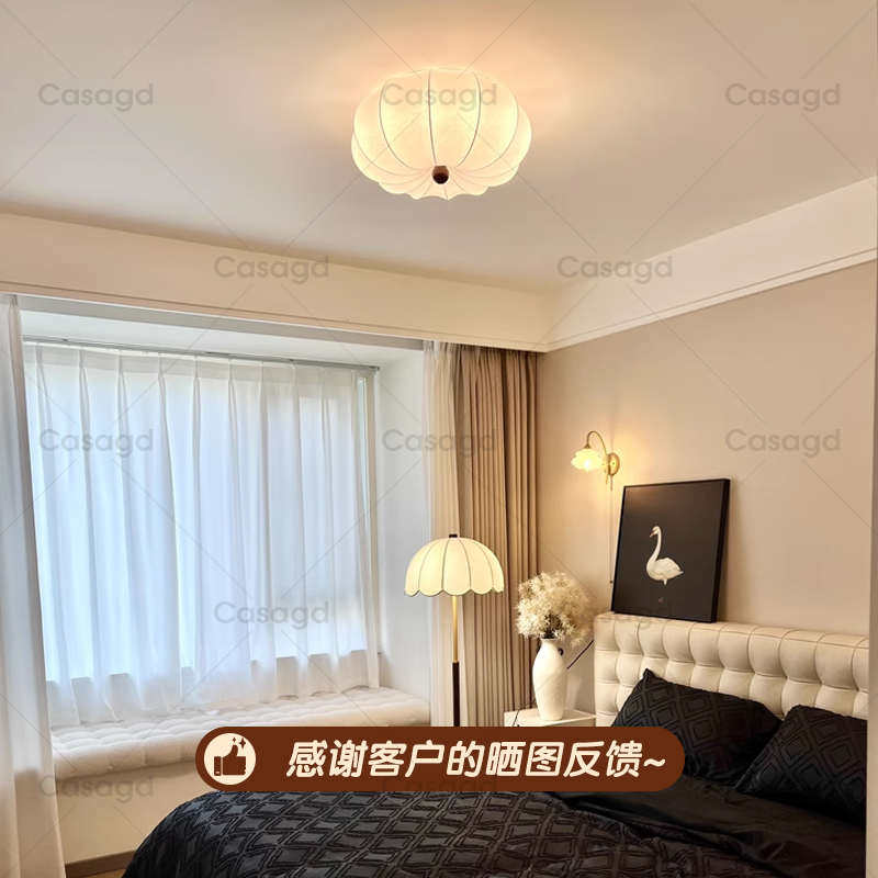 法式复古卧室吸顶灯中古奶油风简约主卧灯餐厅书房过道灯具casagd,家装灯饰光源,智能吸顶灯,淘宝优惠券,粉丝福利购,淘宝优惠卷