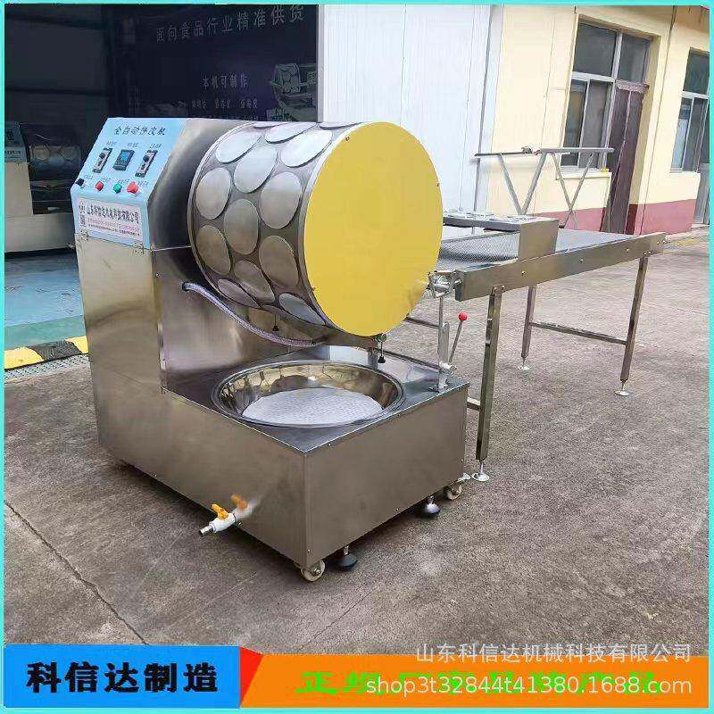 推荐千层蛋皮机6寸8寸千层蛋糕机全自动榴莲千层饼机厂家