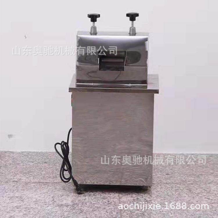 甘蔗榨汁机 小型电动立式甘蔗压榨机 家用商用不锈钢甘蔗机