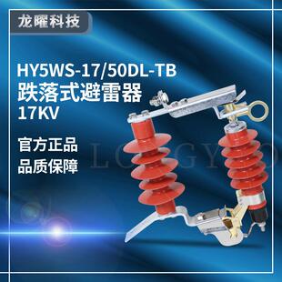 高压氧化锌10KV户外高压跌落式防雷HY5WS-17/50DL-TB可卸式避雷器
