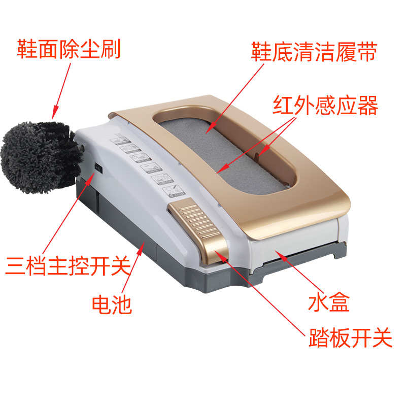 推荐鞋底清洁机擦鞋底神器刷鞋入户电动家用洗鞋机擦鞋.机自动刷