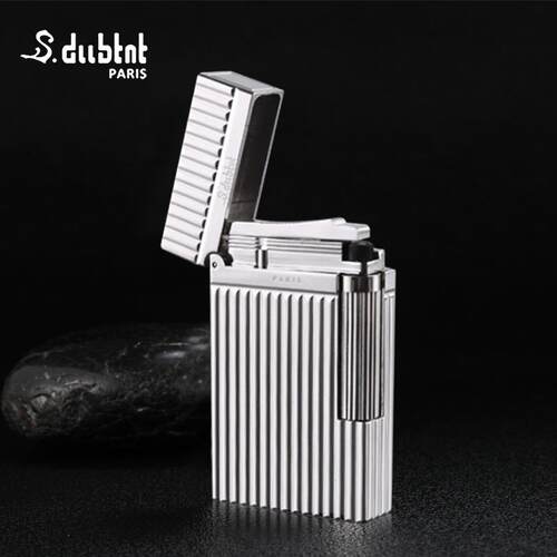 正品端t朗打火机法国都柏高特S.dubn声t砂轮纯黄铜打火机清脆包邮