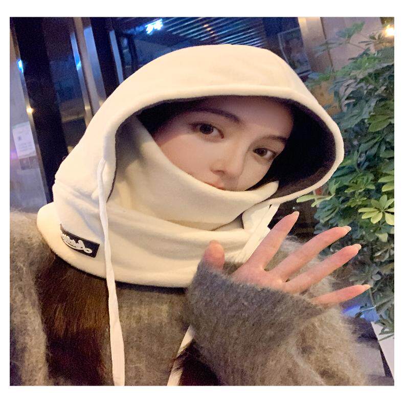 冬季保暖头套男女防风防寒面罩锁温头盔内衬电动车骑行护脸罩挡风