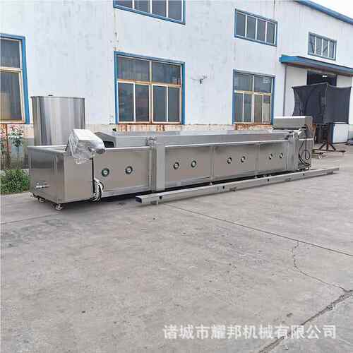 制鸡爪油炸机套 豆品油炸生产1500线成设备 全自动油炸生膨化食品
