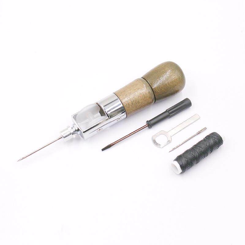 新款直销DIY皮雕工具皮革缝纫器菱斩手缝机穿线器 修鞋制鞋缝纫穿