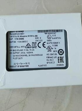 全新原装AB罗克韦尔PLC模块1734-OB8E 1734-OB8S