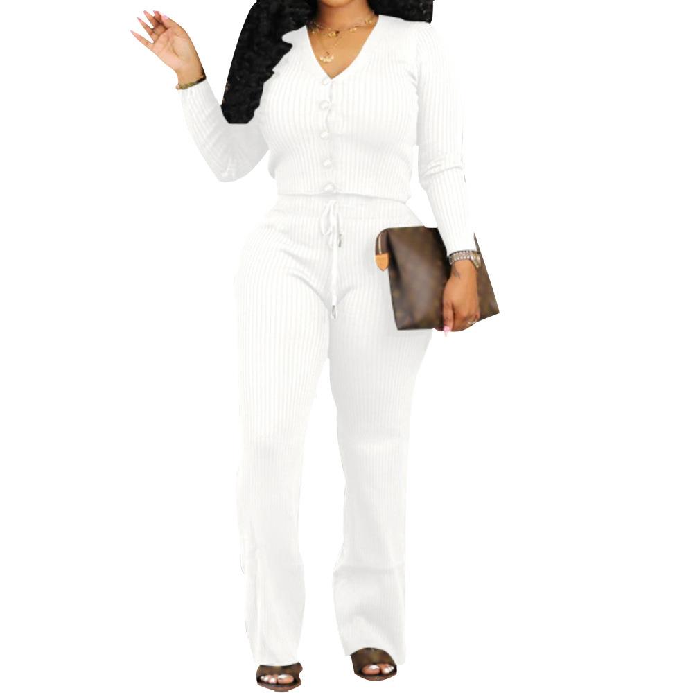 women  piece outfits casual long pullover tops and wide leg