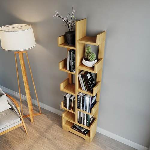 书架落地现代简约置物架小小型童网红迷你家具909树形儿收纳意书