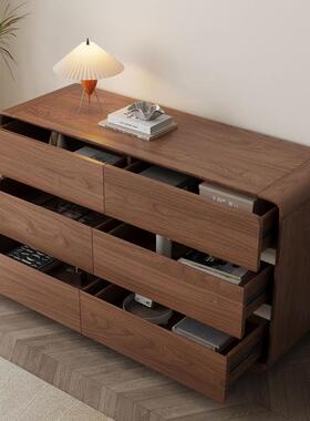 实胡木桃抽屉斗柜床六尾卧色室收纳柜斗八斗五斗中式客厅储物FF90