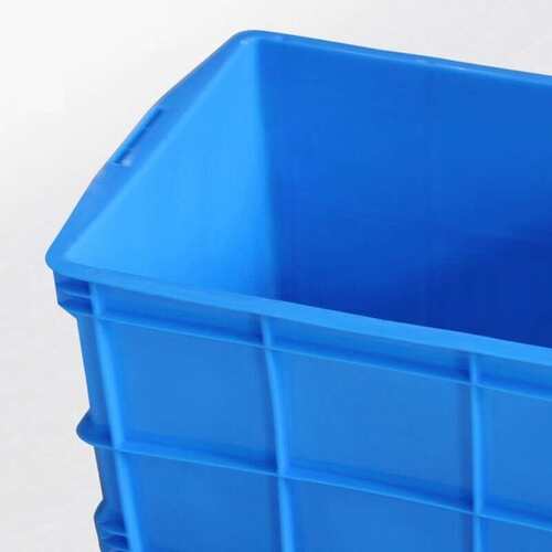 庄太太【755号箱800*570*500mm】塑料周转箱长方形大号加厚带盖储