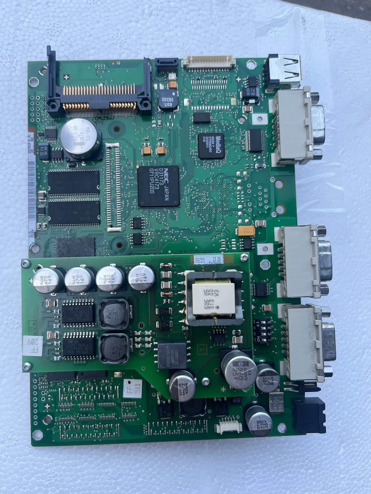 拆机西门子屏幕线路板A5E00346863-2