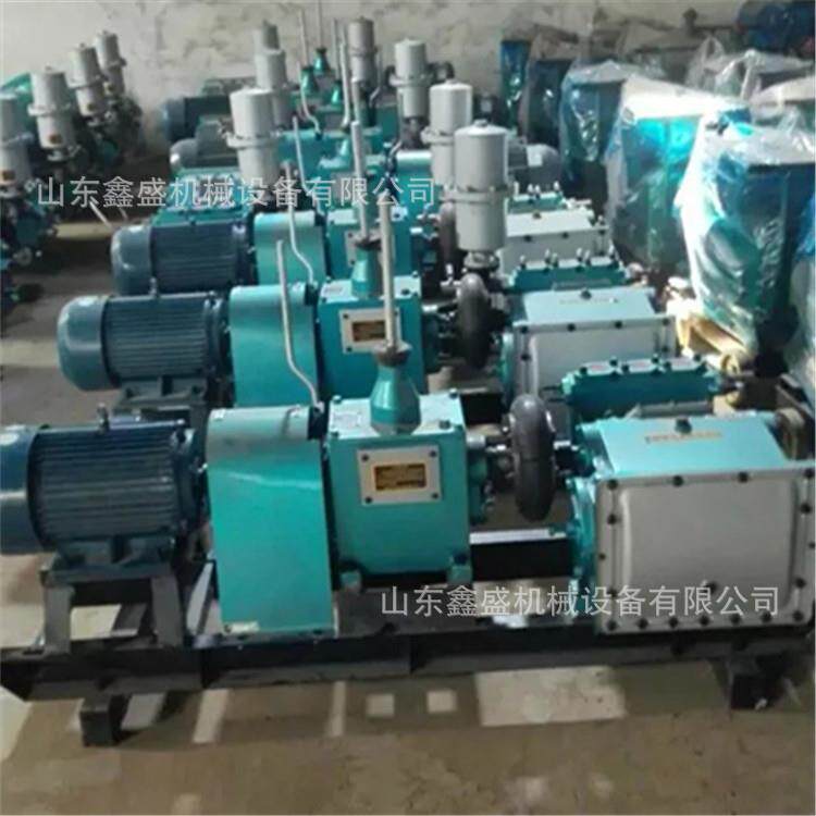 BW150注浆机8档可调流量高压注浆泵公路加固卧式三缸活塞泥浆泵