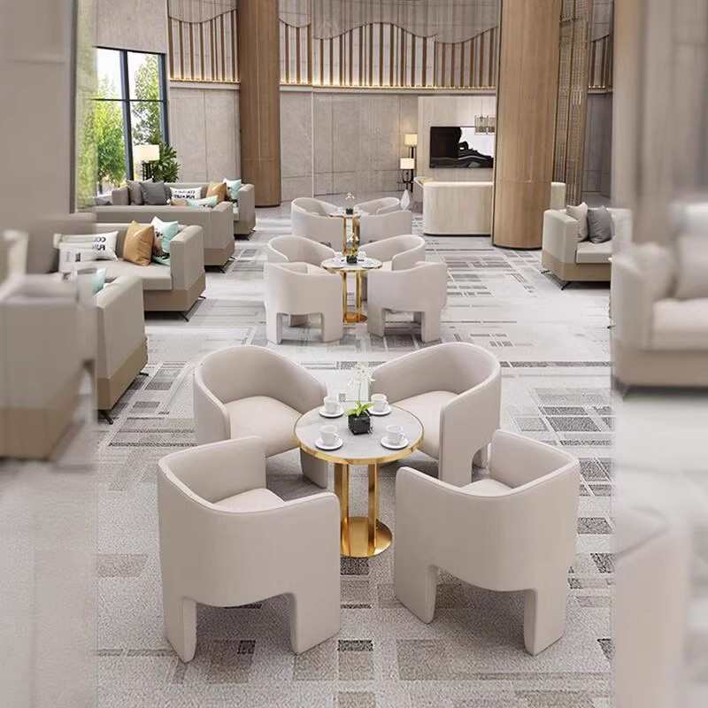 商场沙发椅接待会售楼部卡座洽谈美容院茶店工程餐厅酒店奶所桌椅