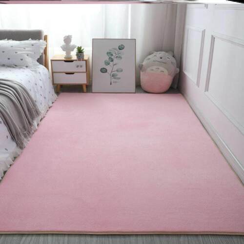Fluffy Area Rugs for Bedroom Shaggy Floor Mat Carpet 地垫