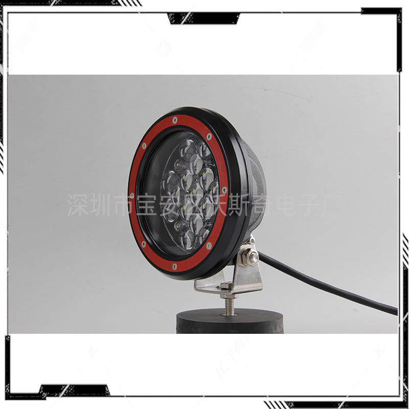 新款车用灯 越野车灯 5寸 led51W 圆形LED工作灯 汽车改装射灯