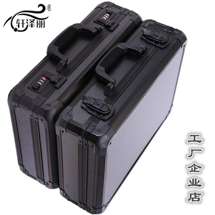 轩泽丽大号铝合金防震五金工具箱电工箱魔术道具箱仪器箱航空箱