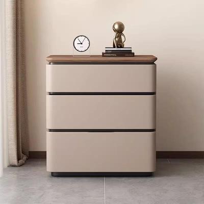 全实木床头柜简约现代松木小型猫抓皮2025新款卧室床边收纳柜落地