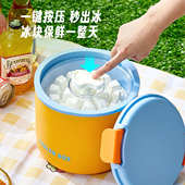 冰块保温箱家用商用摆摊食品专用移动车载户外野餐露营冷藏箱冰桶
