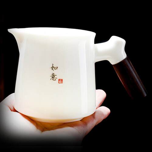 德化羊脂玉瓷飘逸杯快客杯可携式旅行茶具防烫随身包户外一壶三杯