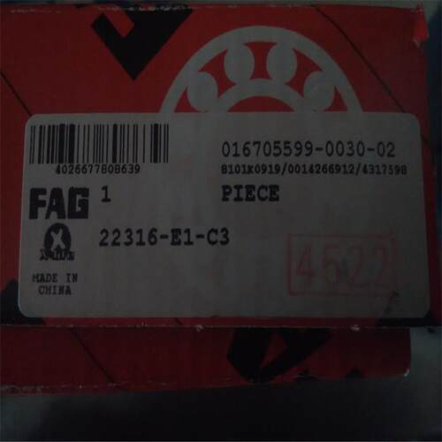 FAG 22316-E1-C3 德国进口轴承22320 22322 22324 22326 22328 30