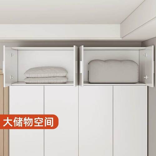 实柜木F5M9S95M定制柜子卧室衣柜顶柜柜吊柜储物飘柜窗柜置物地被