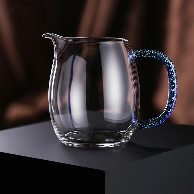 禾器澄然公道杯茶漏一体玻璃加厚和器家用茶具高档泡茶公杯分茶器