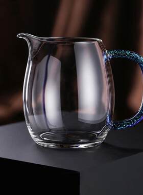 禾器澄然公道杯茶漏一体玻璃加厚和器家用茶具高档泡茶公杯分茶器