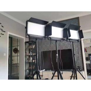 LED三基色虚拟演播室影视视频常亮补光灯直播会议室平板柔光灯