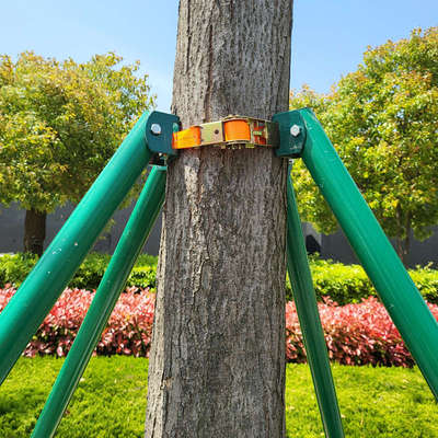 树木支撑架钢管固定器大树支撑杆乔木防风抱箍园林金属树支撑支架