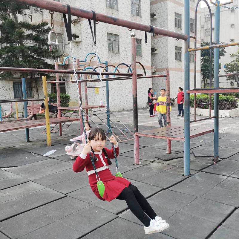 可调节成人swing厂家 娱游乐场链条重型平台广场坐板网红秋千