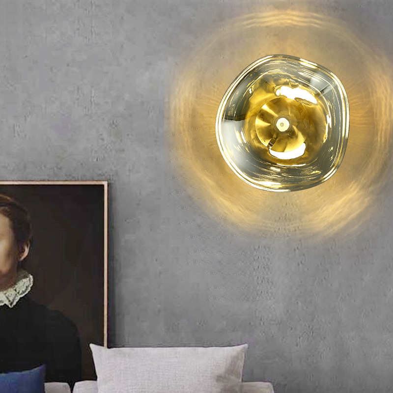 个性卧室款客厅创意酒吧后现代艺术酒店咖啡厅设计师熔岩壁灯壁灯