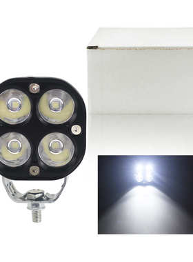 摩托车货车改装前打灯LED透镜爆闪灯黄色白色越野车改装LED大灯