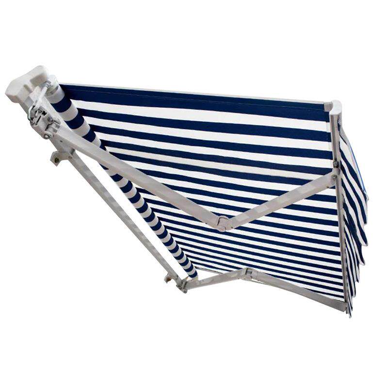 阳台遮阳棚伸缩式雨棚电动折叠棚加厚铝合金庭院遮雨棚