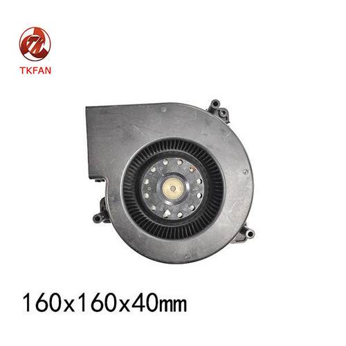 厂家直销160x40mm无刷直流鼓风机5000转/分12V/24V/48v高压电动鼓