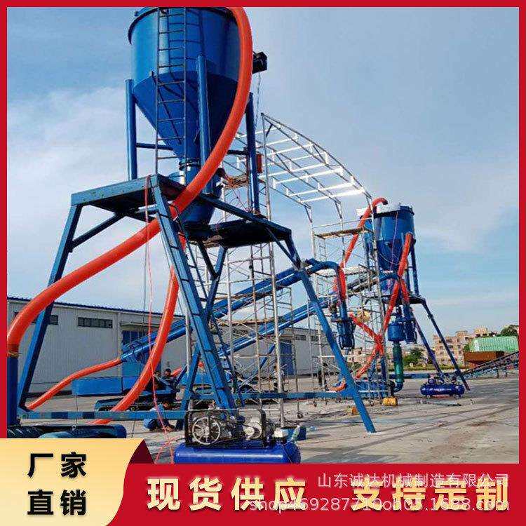 唐山建材水泥粉中转用气力输送机库房堆积散灰装车抽灰机
