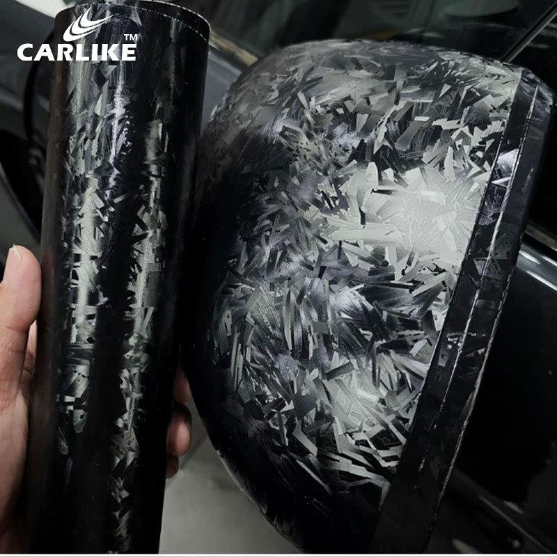 卡莱克消光花碳碳纤维改色膜3D锻造碳纤维车身贴膜内饰装饰贴纸