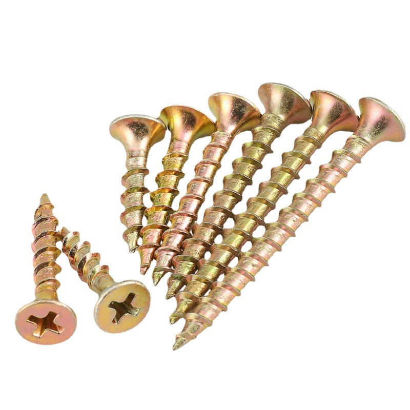 头螺丝25kg攻彩自沉家具锌实惠攻自高强度袋装钉纤维板防锈钉十字