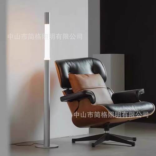 极简Slide客厅沙发旁落地灯现代卧室玄关艺术感可升降触摸调光灯