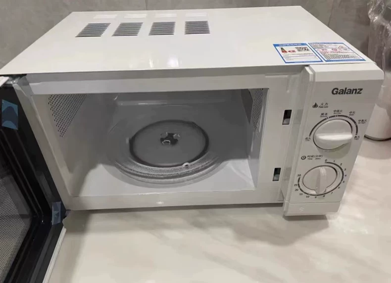 美的微波炉格兰仕机械旋钮转盘二手家用微波炉23L不锈钢内胆光波炉蒸烤箱