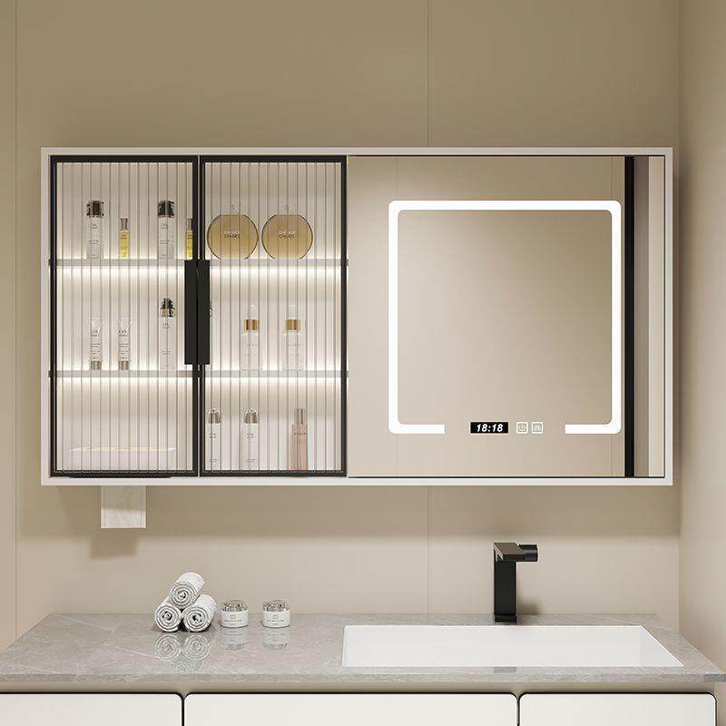 木浴室智实562能镜柜单独挂墙式卫间收纳镜子箱置物架一体梳妆生