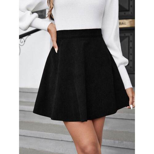 P 35061 Polka Dot A-line Midi Skirt 波点 A 字半身裙跨境