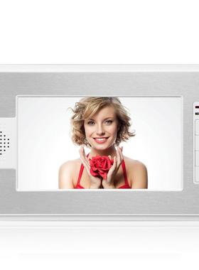 夜视寸7有线讲 家用ennio对铝合金红外别墅防雨彩色门铃可视