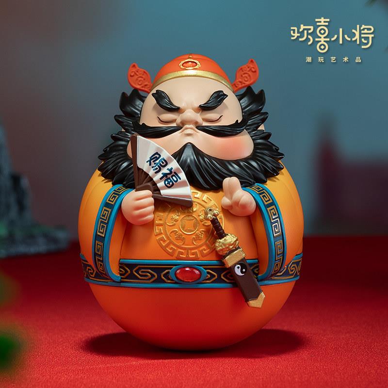 欢喜小好将勒《钟G001199 馗弥月老财神关公》开 运物解压桌摆不