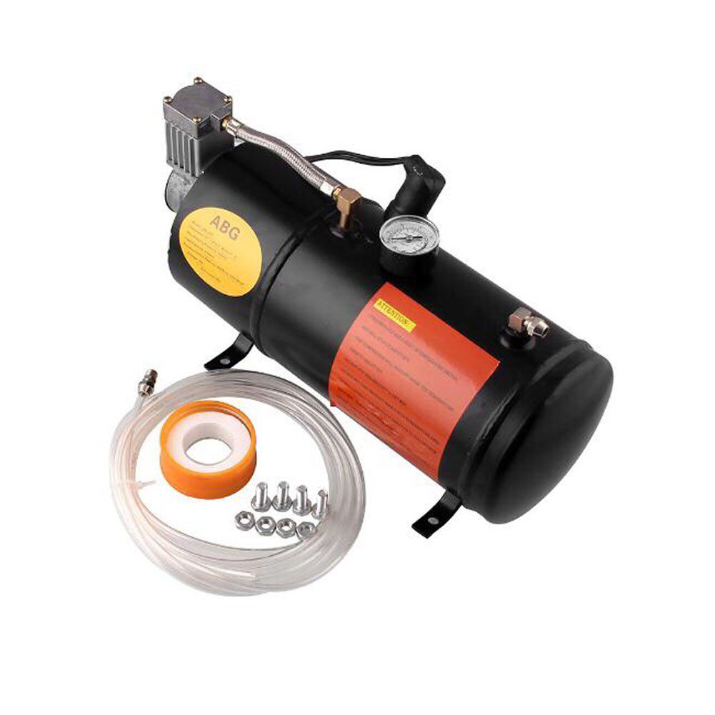12V/24V车载喇叭压缩机打气泵打气自动充停充气泵35L/分钟高效