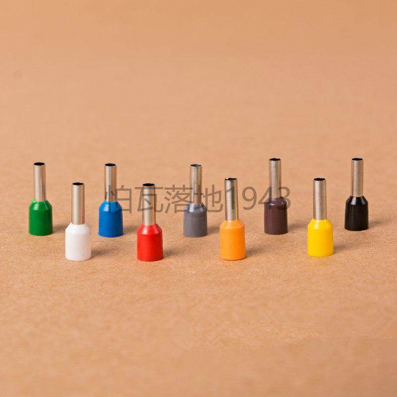 E2512 欧式端子冷压 小黑夹管型端子接线 线端子铜接线 线端子 针,电子/电工,接线端子,淘宝优惠券,粉丝福利购,淘宝优惠卷