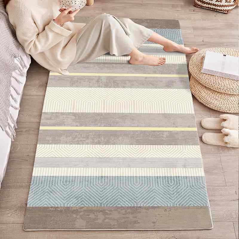 地毯卧室床边毯北欧ins风客厅茶几垫家用少女可机洗长条床下地垫