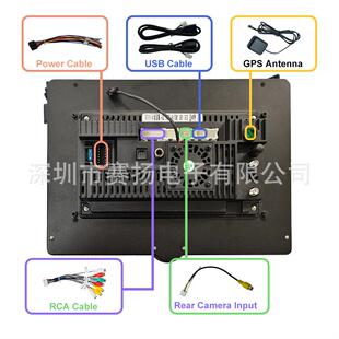13英寸2K车载大屏高通八核智能中控4G全网通带旋钮按键导航车机
