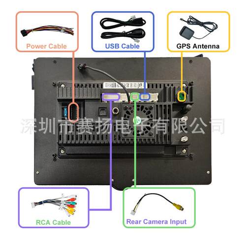 13英寸2K车载大屏高通八核智能中控4G全网通带旋钮按键导航车机