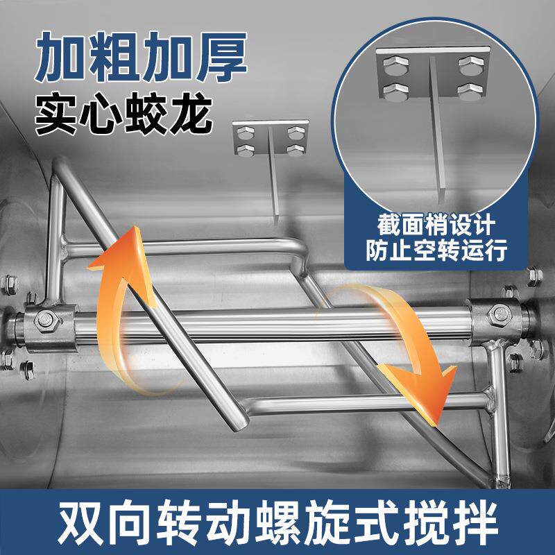 商业用全自动和面机10 15 25公斤不锈钢揉打面机厨师活面粉搅拌机