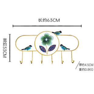 钩架后物架墙上挂衣免挂衣挂钩玄关进门创意打孔入户奢置壁挂轻门